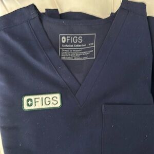 Figs British Racing Navy scrubs XXSP
